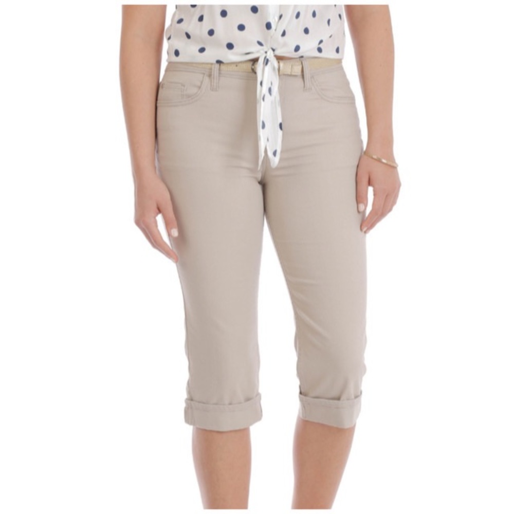 LEE RIDERS WOMEN’S DENIM MIDRISE CUFF CAPRI